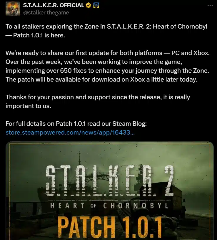 STALKER 2: Heart of Chornobyl 